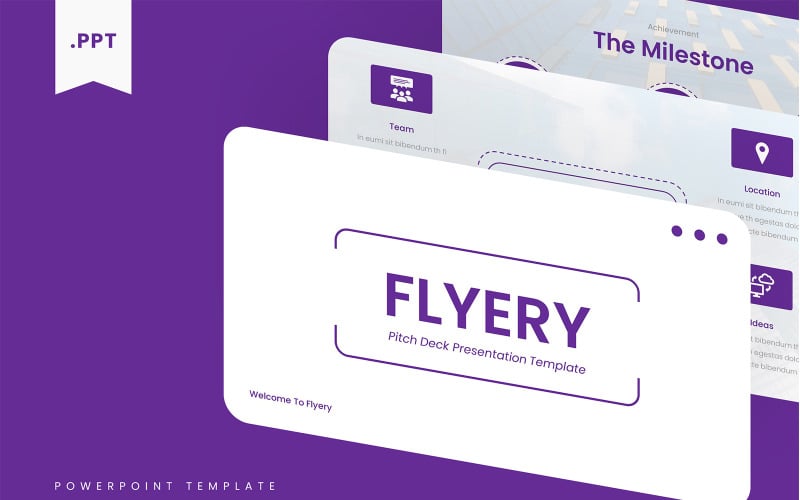 flyery pitch deck powerpoint template original