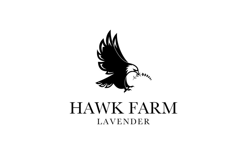 flying eagle logo illustration original