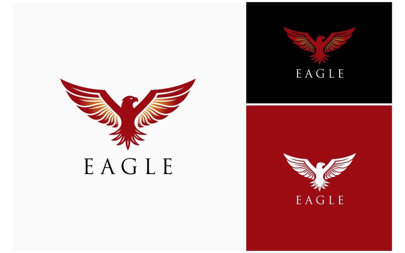flying eagle spread wing logo original