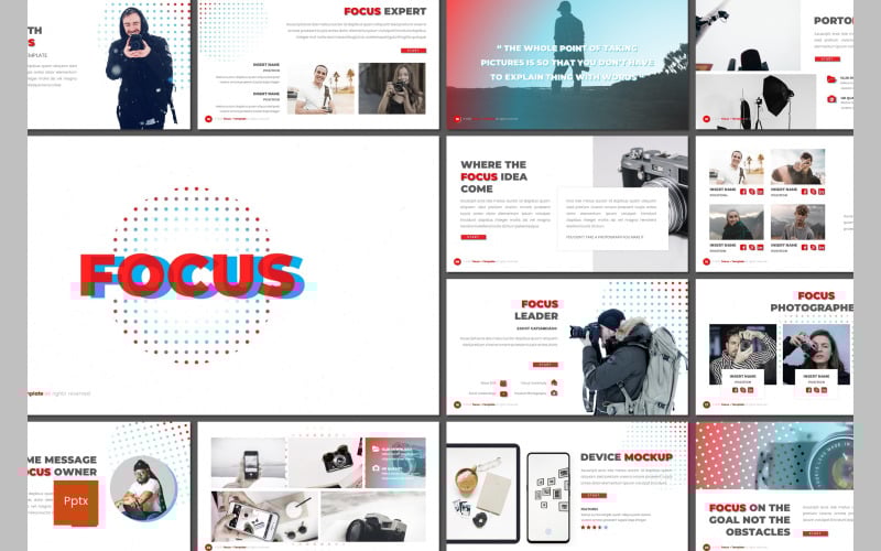 focus powerpoint template original