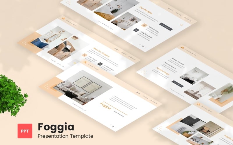 foggia interior powerpoint template original