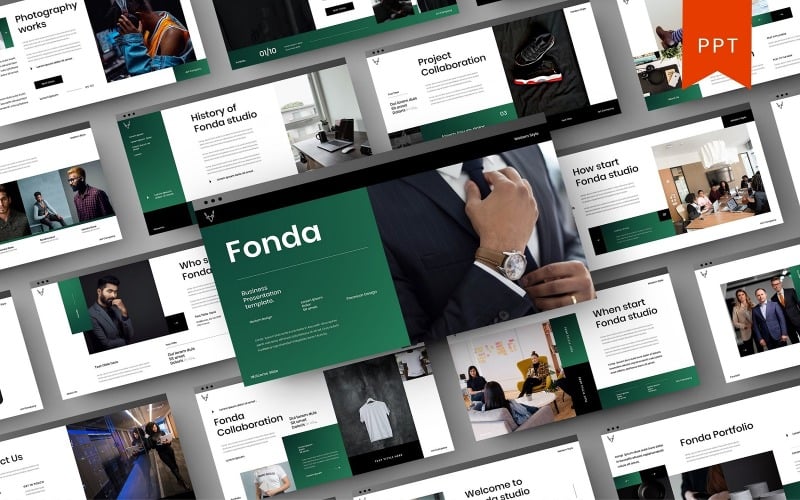 fonda business powerpoint template original
