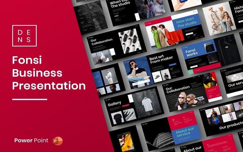 fonsi busines powerpoint template original