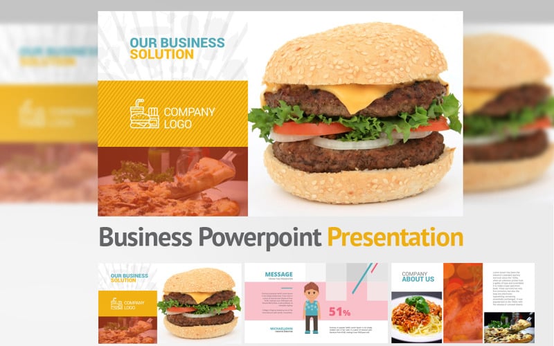 food powerpoint template original