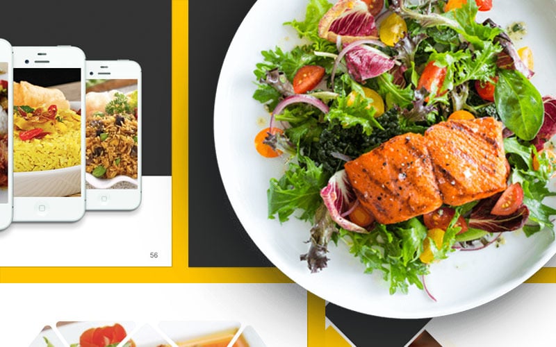 food presentation powerpoint template original
