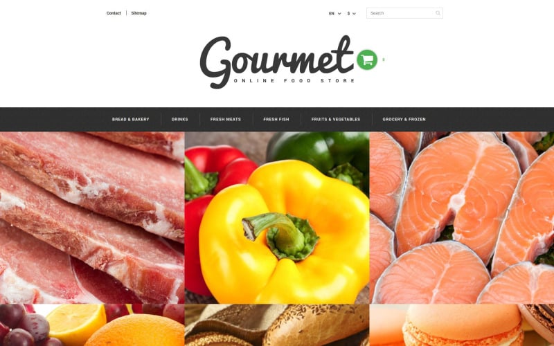 food shop prestashop theme original