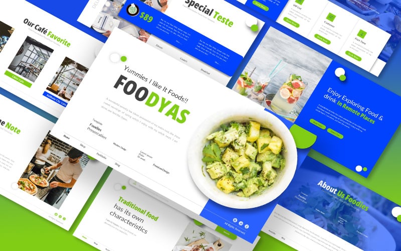 foodays presentation powerpoint template original