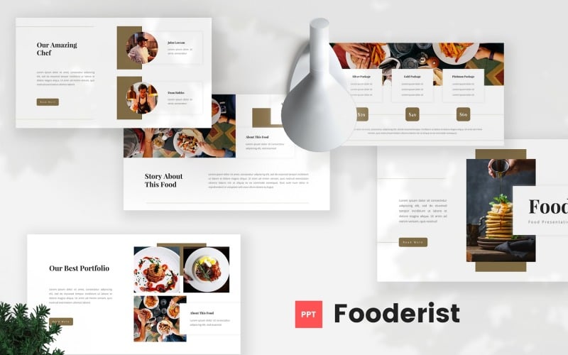 fooderist food powerpoint template original