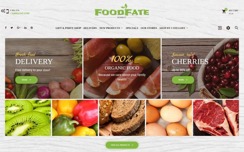 foodfate food store prestashop theme original