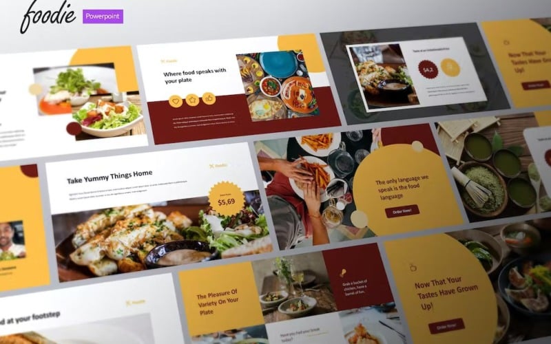 foodie culinary business powerpoint original