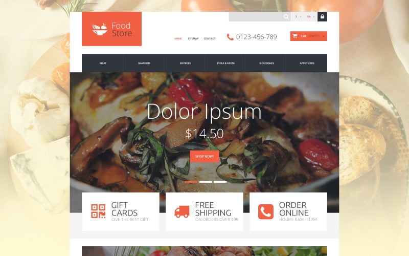foodie prestashop theme original