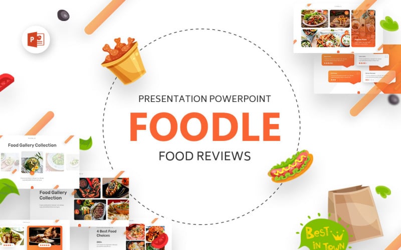 foodle food review powerpoint template original