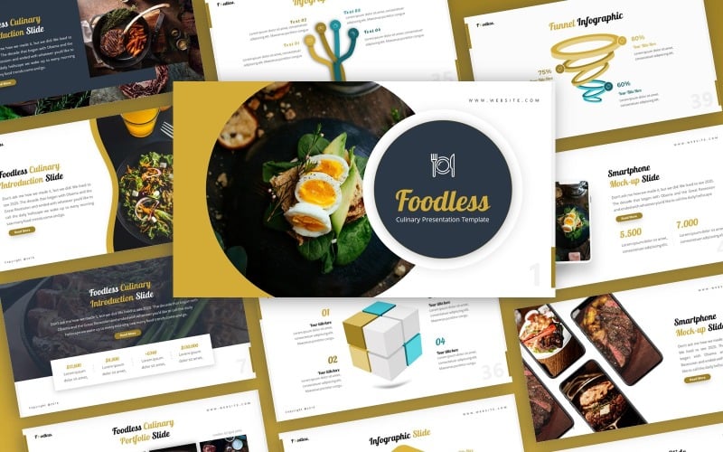 foodless culinary multipurpose powerpoint template original