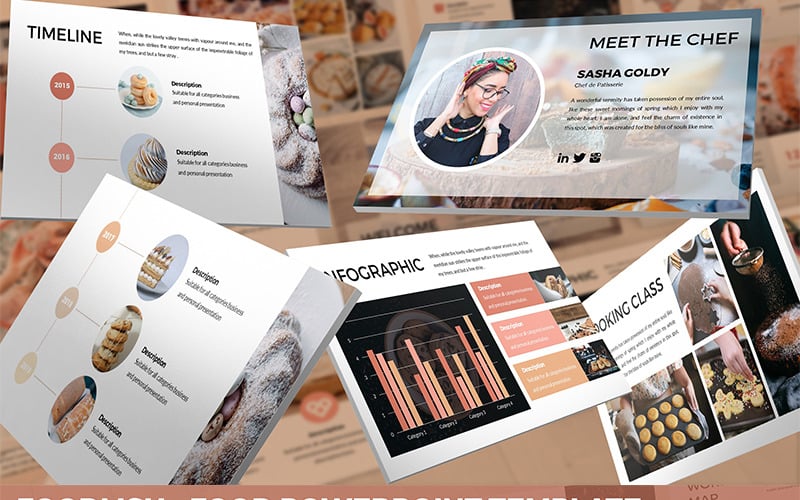 foodlish food powerpoint template original