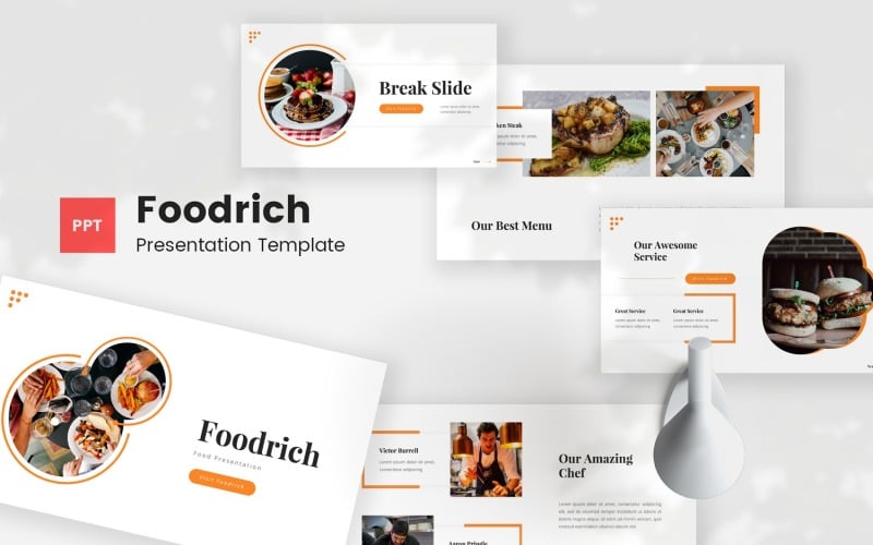 foodrich food powerpoint template original