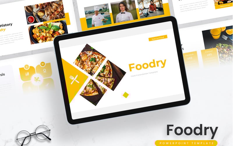 foodry food powerpoint template original