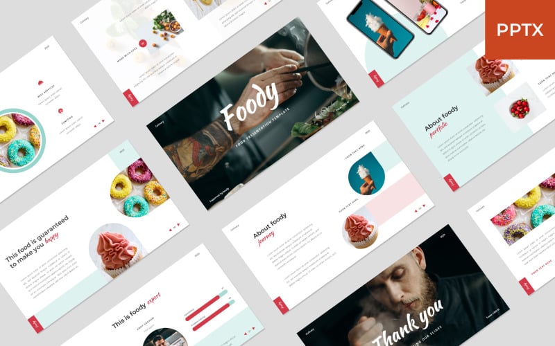 foody food powerpoint template original