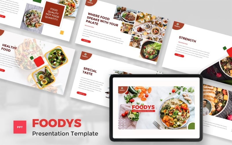 foodys food powerpoint template original
