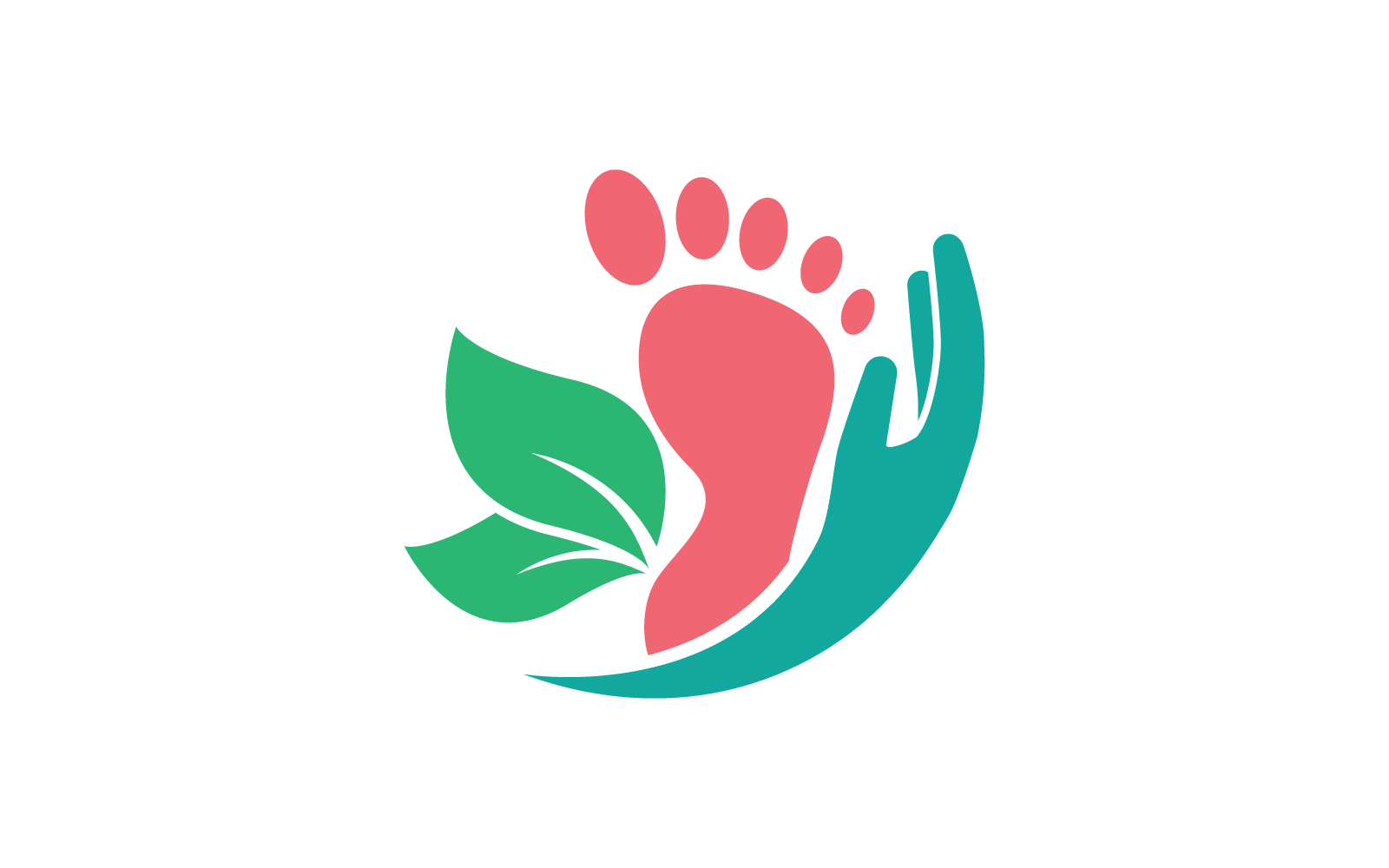 foot care logo icon illustration flat design original