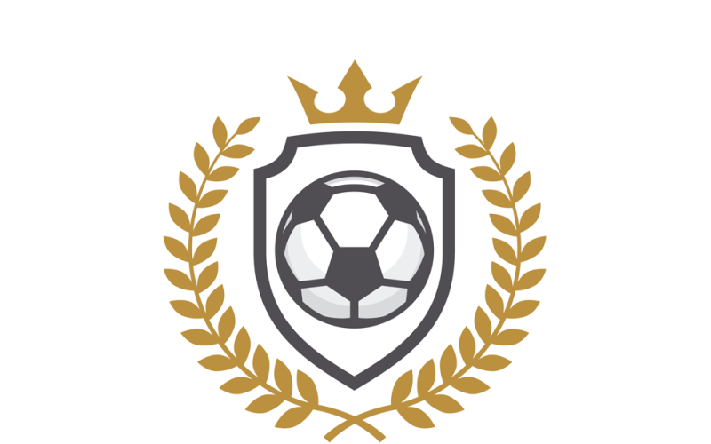football soccer logo design template original