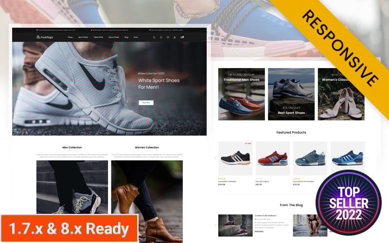footflops footwear store prestashop responsive theme original