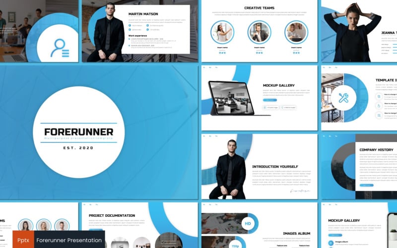 forerunner powerpoint template original