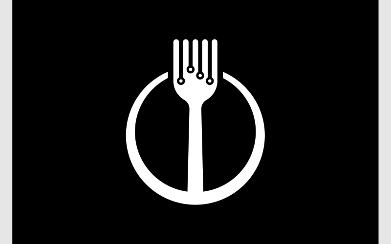 fork circuit technology logo original