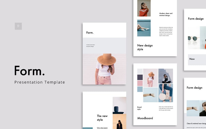 form vertical powerpoint template original