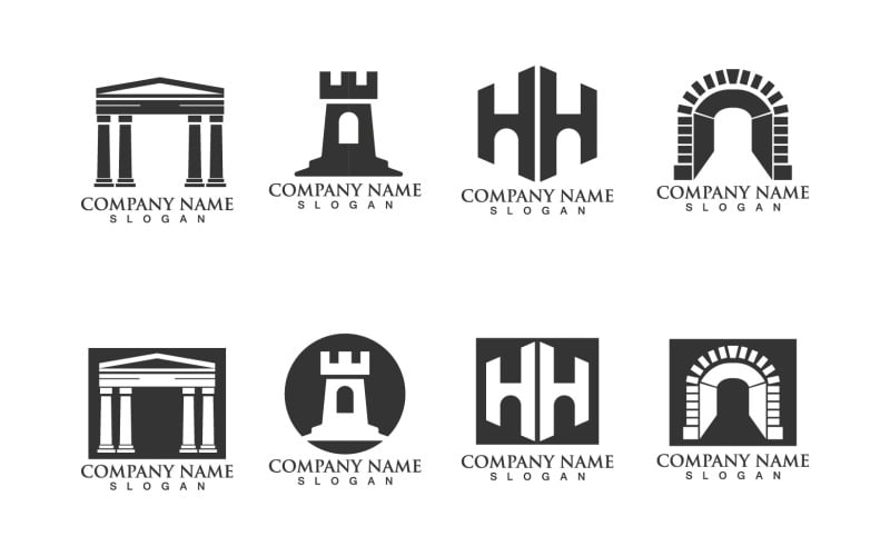 fortress logo and symbol v original