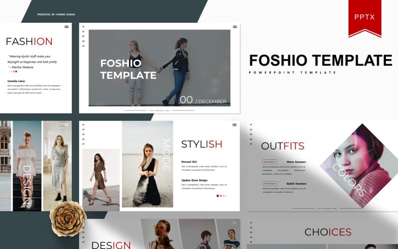 foshio powerpoint template original