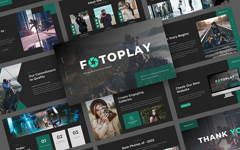 fotoplay photography powerpoint template original