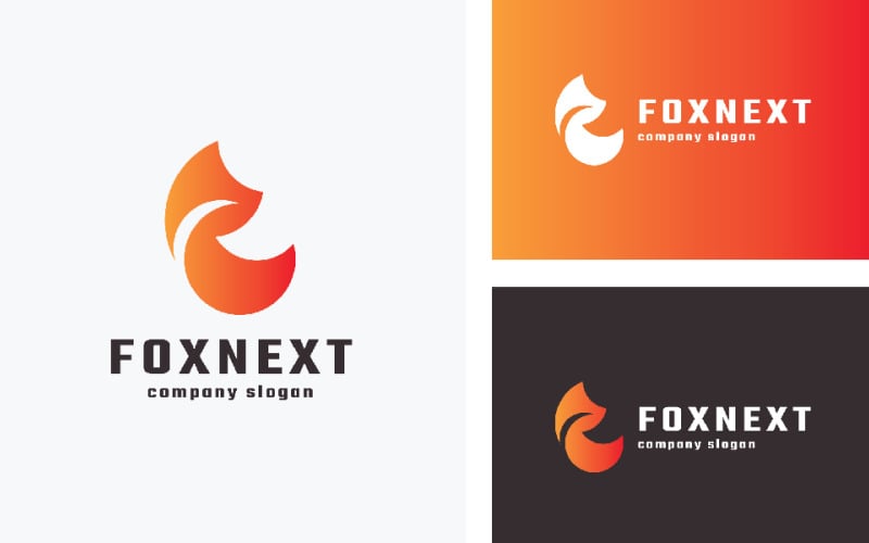 fox next company logo template original