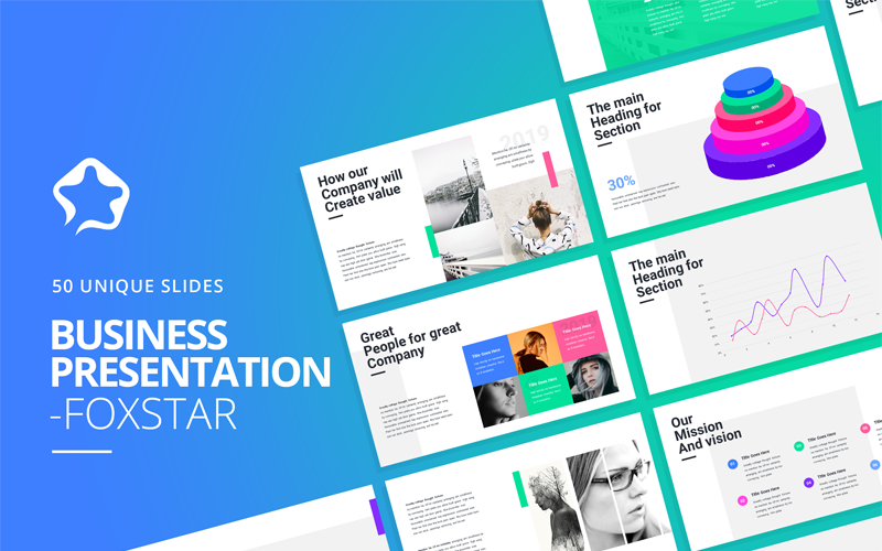 foxstar modern business powerpoint template original