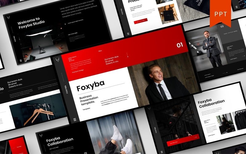 foxyba business powerpoint template original