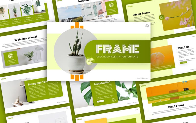 frame creative multipurpose powerpoint presentation template original