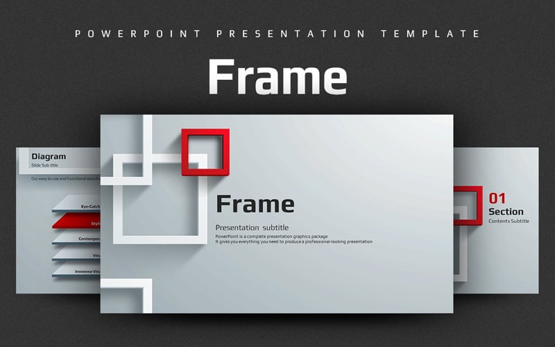 frame powerpoint template original