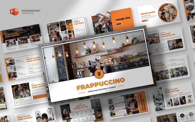 frappuccino coffee business powerpoint template original