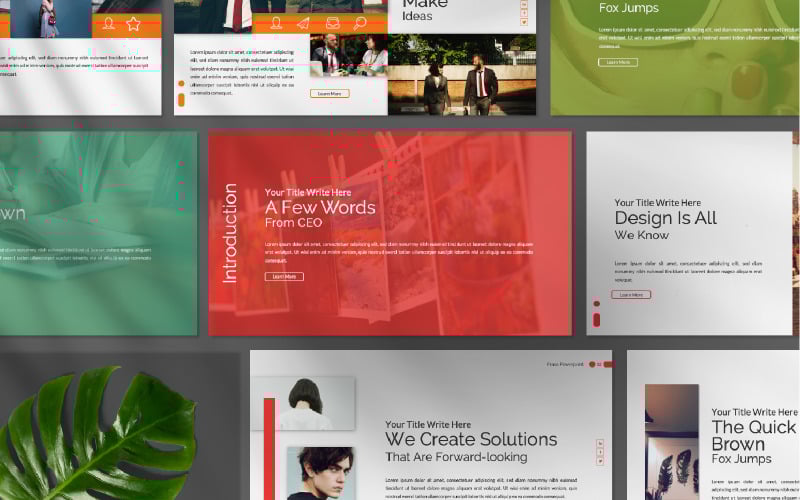 frasa presentation powerpoint template original