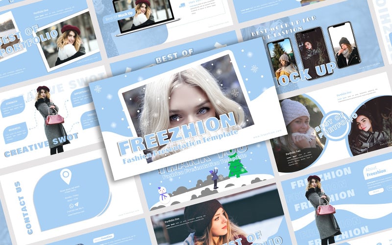 freezhion fashion powerpoint template original