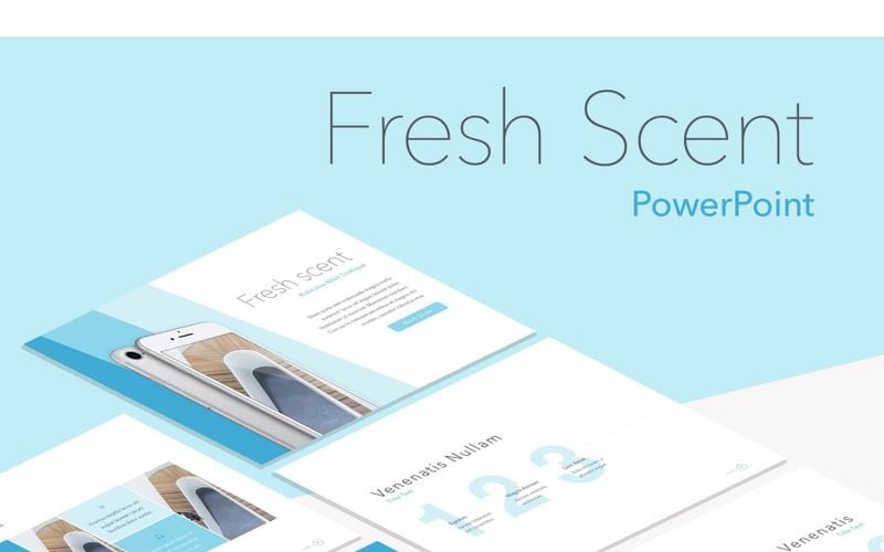 fresh scent powerpoint template original