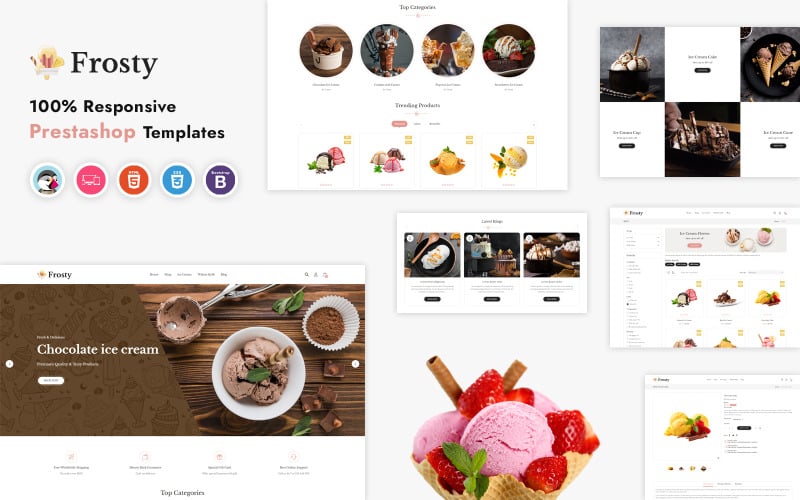frosty responsive prestashop template original