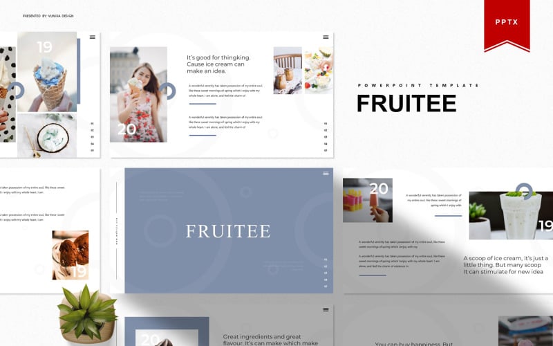 fruitee powerpoint template original