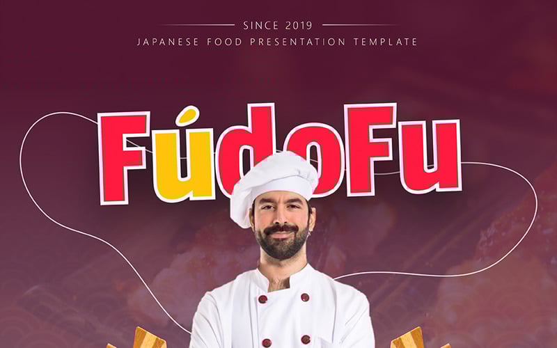 fudofu creative animated food beverage powerpoint template original