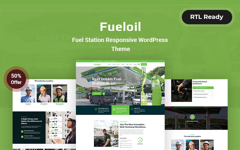 fueloil fuel station responsive wordpress theme original