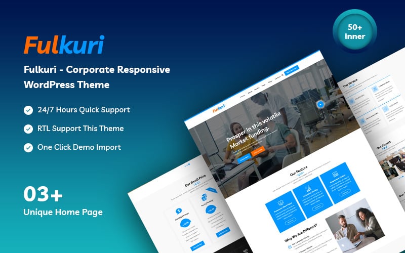 fulkuri corporate business wordpress theme original