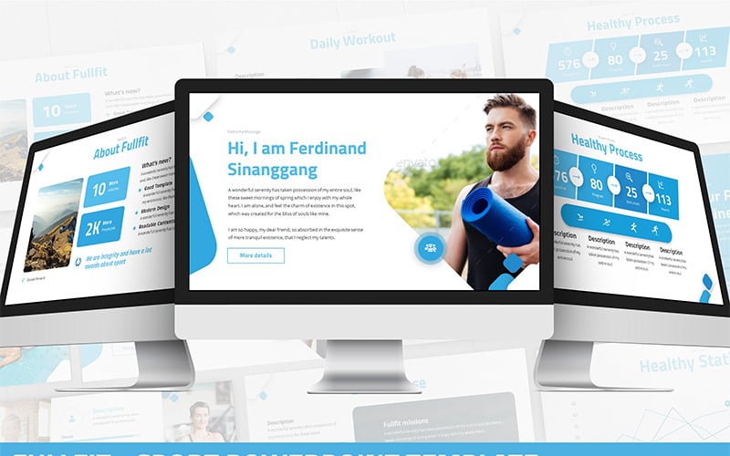 fullfit sport powerpoint template original