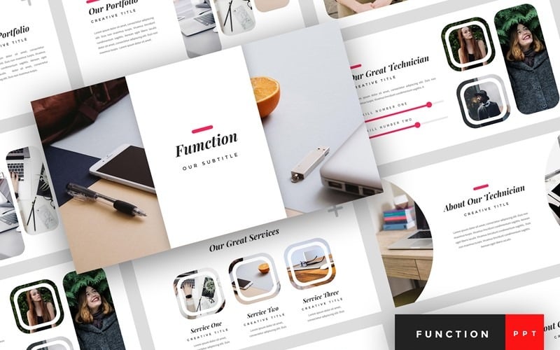 function it company powerpoint template original