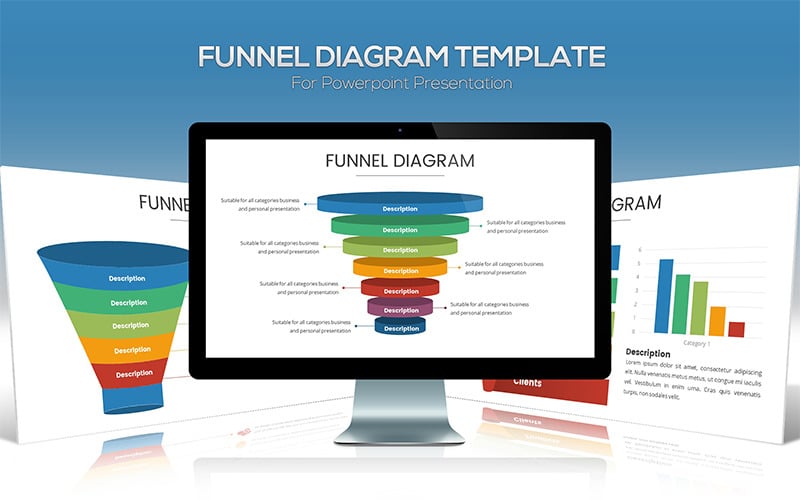 funnel chart template for powerpoint template original