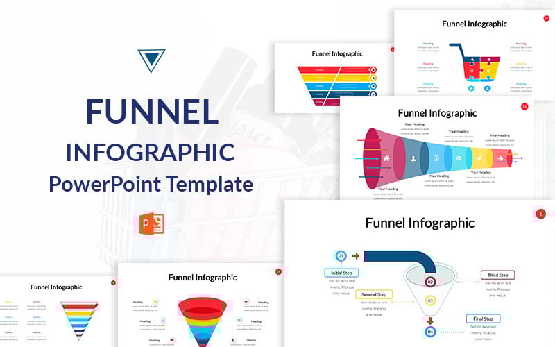 funnel infographic powerpoint template original