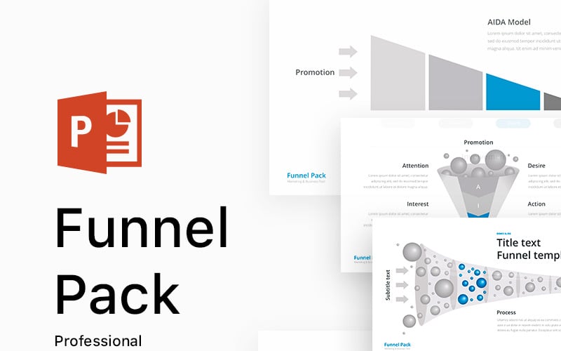 funnel pack powerpoint template original